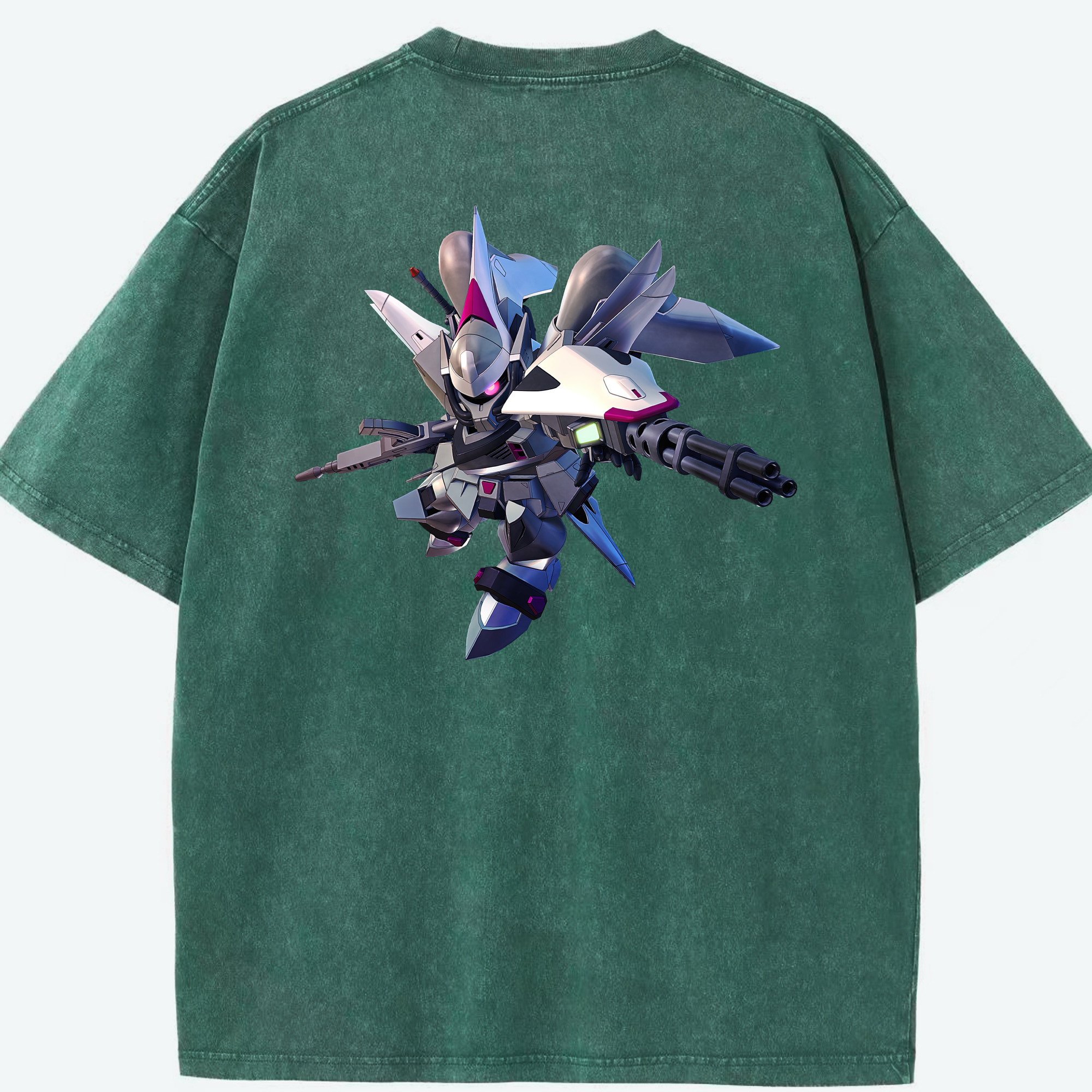 （画像用） 機動戦士ガンダム Mobile Suit Gundam 綿100% ヴィンテージ風 半袖Tシャツ（背面プリント）